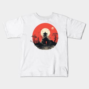 japanese temple Kids T-Shirt